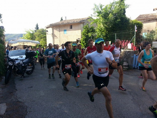 Florent 2nd du 23 km à Rustrel, Guillaume et Mika 4èmes du duo nocturne de Ribaute les Tavernes.
