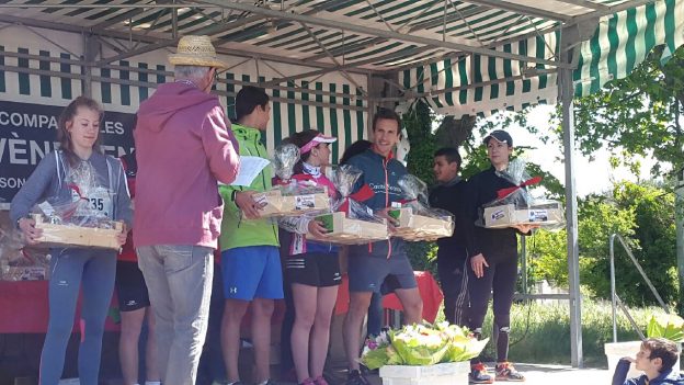 Flo 4ème de la course des Garriguettes à Sarrians